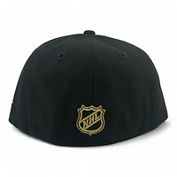 Kids Vegas Golden Knights Black Basic NHL New Era 59FIFTY Fitted Hat