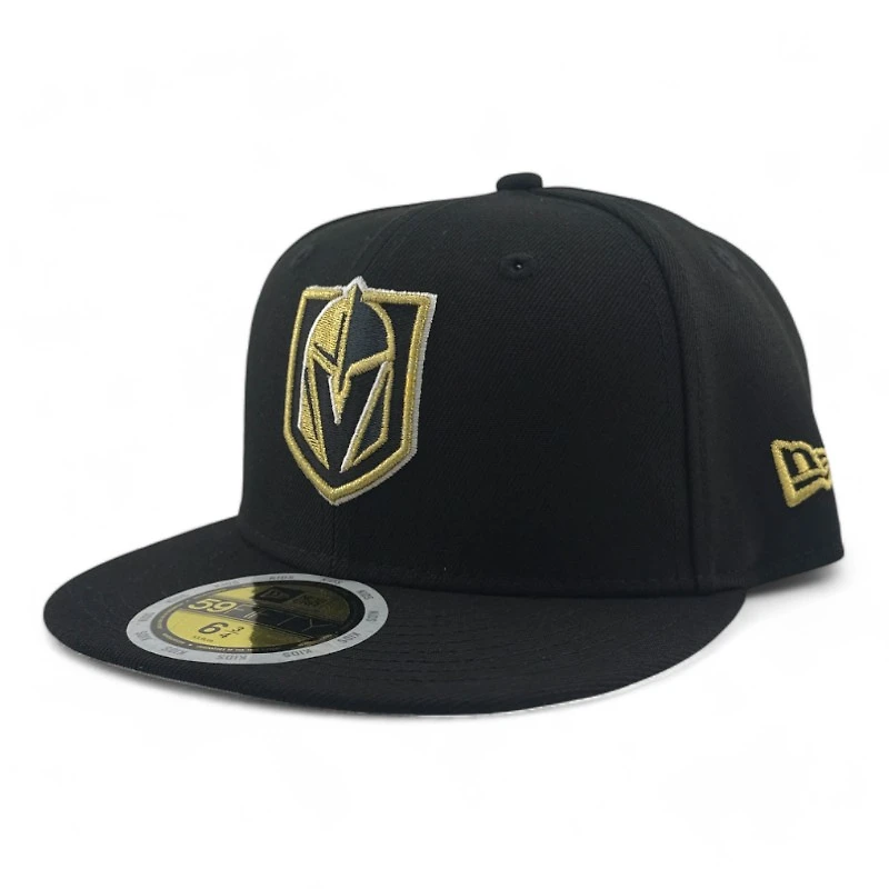 Kids Vegas Golden Knights Black Basic NHL New Era 59FIFTY Fitted Hat