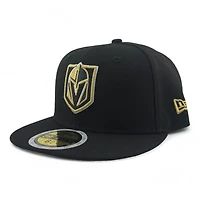 Kids Vegas Golden Knights Black Basic NHL New Era 59FIFTY Fitted Hat