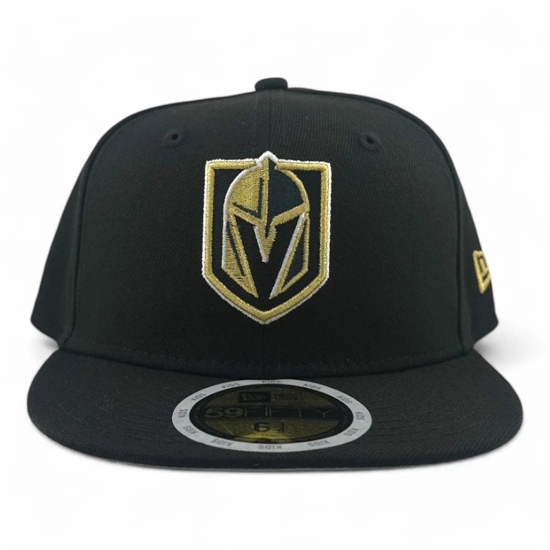 Kids Vegas Golden Knights Black Basic NHL New Era 59FIFTY Fitted Hat