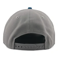 Seattle Seahawks Gray & Blue Retro 25 Seasons Patch Gray UV New Era A-Frame Snapback Hat