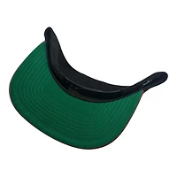 San Francisco 49ers Black & Red 75 Years Patch Green UV New Era A-Frame Snapback Hat