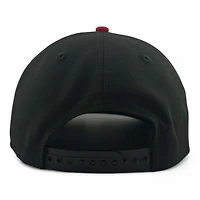 San Francisco 49ers Black & Red 75 Years Patch Green UV New Era A-Frame Snapback Hat