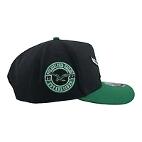 Philadelphia Eagles Black & Kelly Green 1933 Patch Gray UV New Era A-Frame Snapback Hat