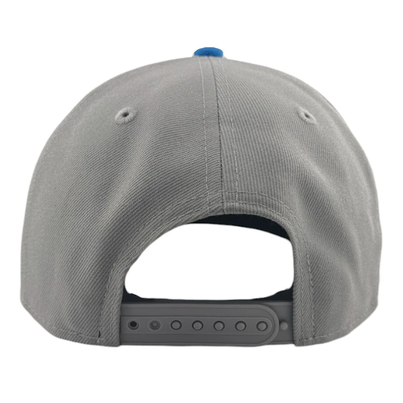 Detroit Lions Gray & Blue 60th Season Patch Gray UV New Era A-Frame Snapback Hat