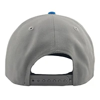 Detroit Lions Gray & Blue 60th Season Patch Gray UV New Era A-Frame Snapback Hat