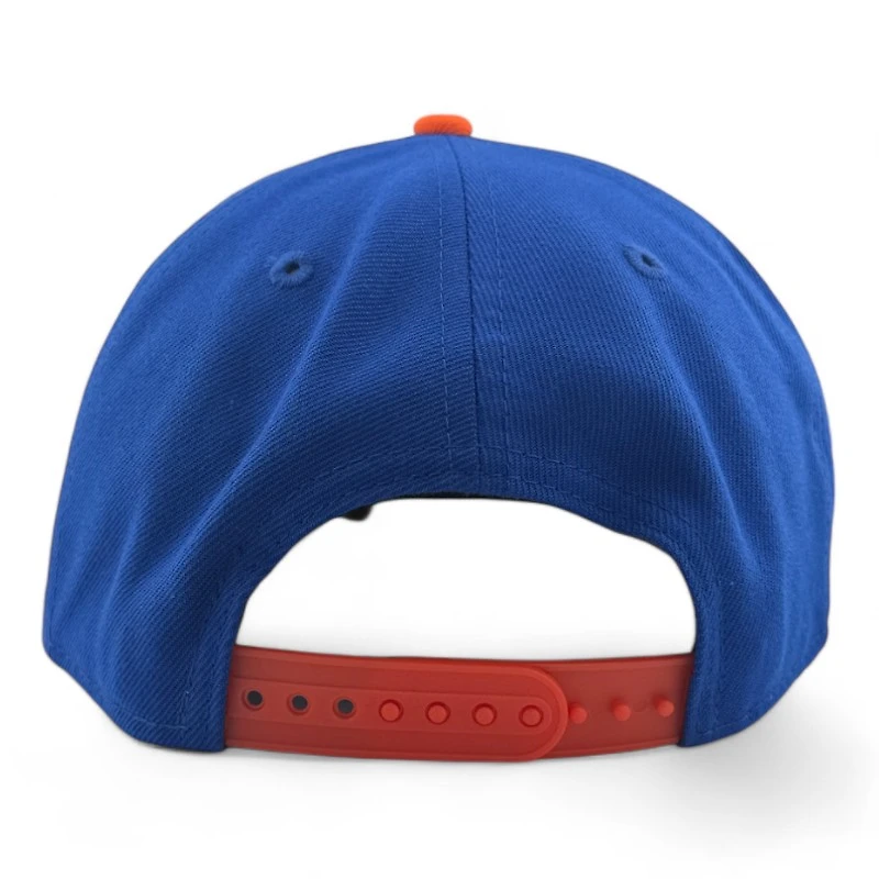 Denver Broncos Royal Blue & Orange 50th Anniversary Patch Gray UV New Era A-Frame Snapback Hat