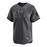 New York Mets Francisco Lindor Graphite City Connect Nike Limited Player Jersey