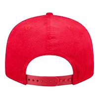 Kansas City Chiefs Red Corduroy Throwback New Era 9FIFTY Snapback Hat