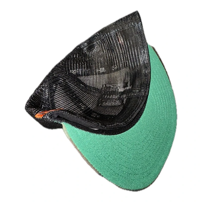 Anaheim Ducks Woodland Camo Black Trucker NHL Patch Green UV New Era 59FIFTY Fitted Hat