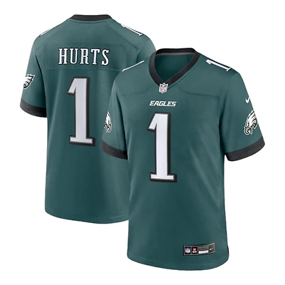 Philadelphia Eagles Jalen Hurts Midnight Green Nike Team Game Jersey