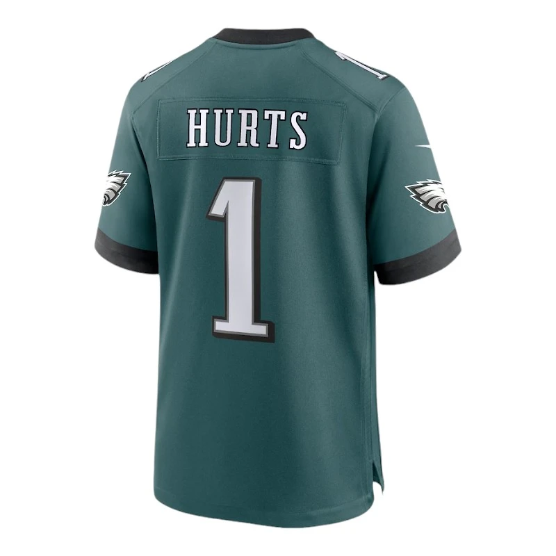Philadelphia Eagles Jalen Hurts Midnight Green Nike Team Game Jersey