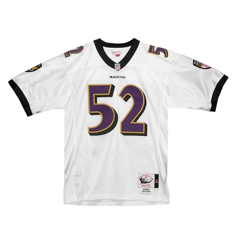 Baltimore Ravens Ray Lewis White 2000 Mitchell & Ness Legacy Jersey