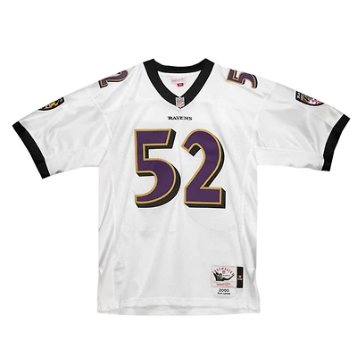 Baltimore Ravens Ray Lewis White 2000 Mitchell & Ness Legacy Jersey