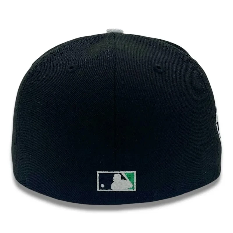 Brooklyn Dodgers Black and White Script 1942 ASG Patch Gray UV New Era 59FIFTY Fitted Hat