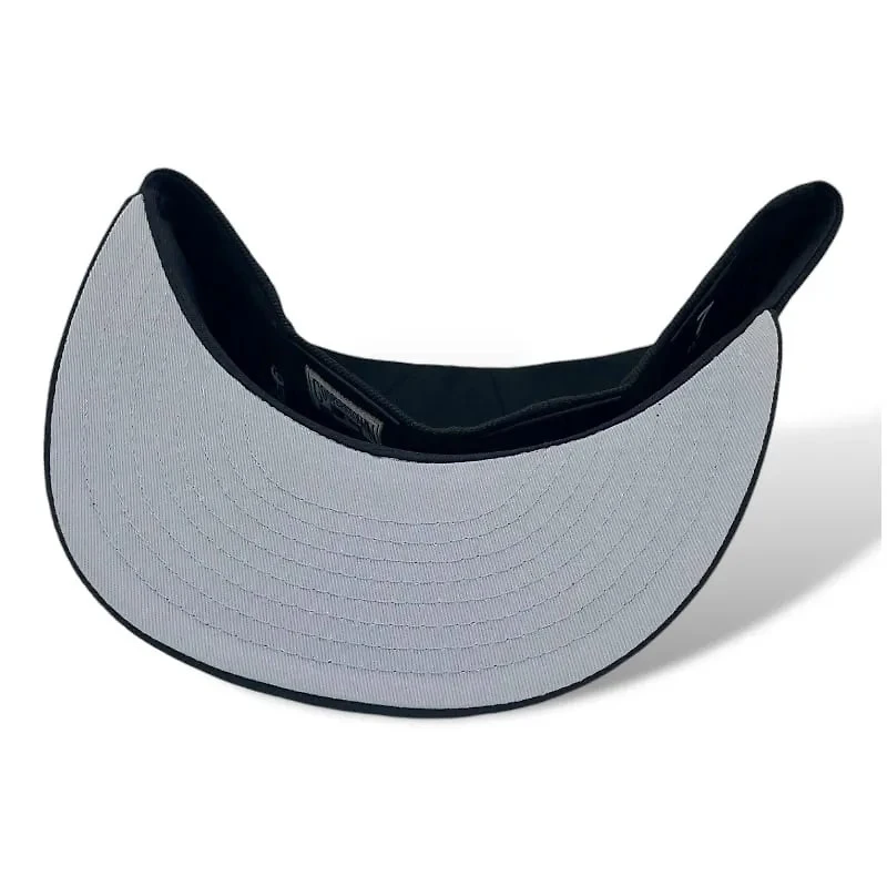 Brooklyn Dodgers Black and White Script 1942 ASG Patch Gray UV New Era 59FIFTY Fitted Hat