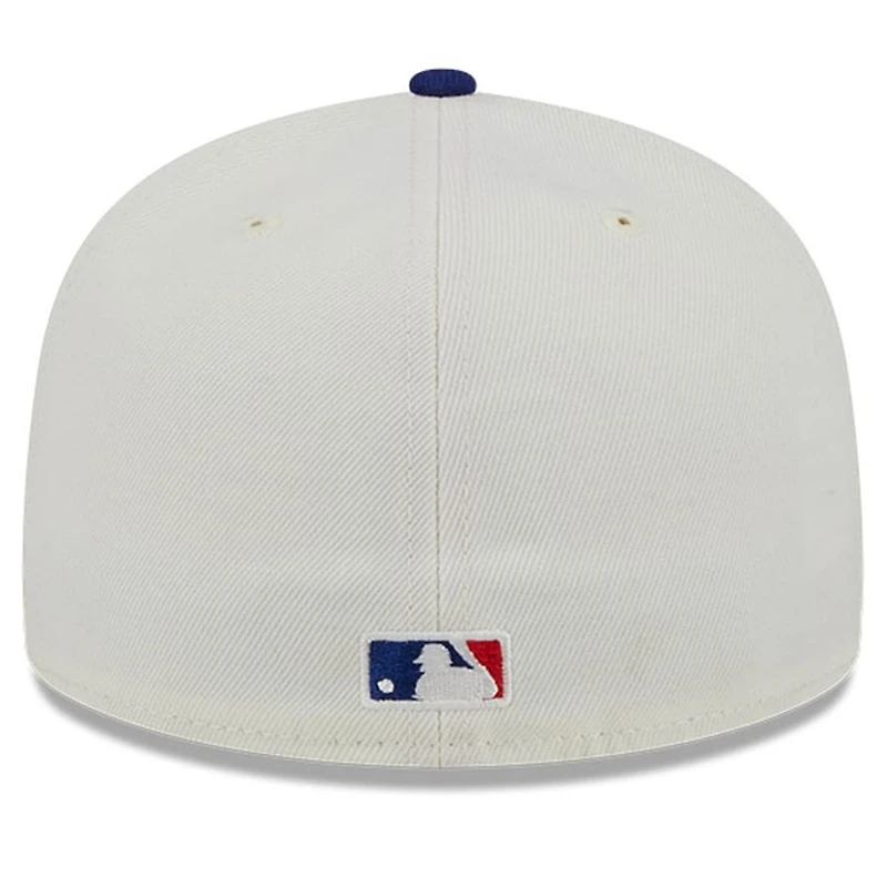 Texas Rangers White and Royal Blue Original Big League Chew Gray UV 59FIFTY Fitted Hat