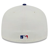 Texas Rangers White and Royal Blue Original Big League Chew Gray UV 59FIFTY Fitted Hat