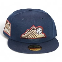 Colorado Rockies Navy "DPM Stock Pack" 25th Anniversary Side Patch Gray UV New Era 59Fifty Fitted Hat