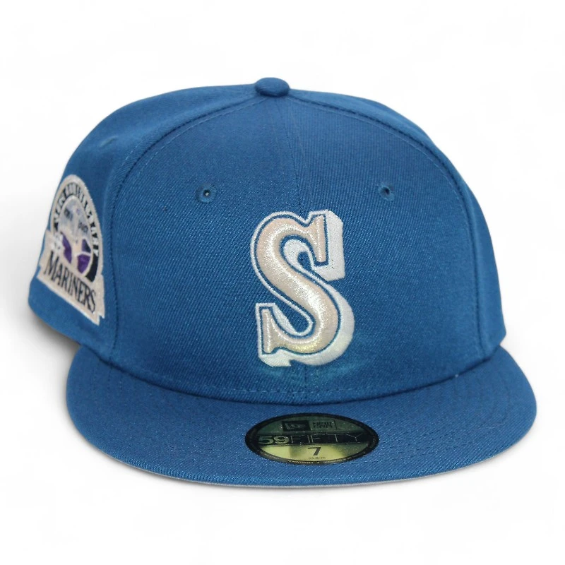 Seattle Mariners Royal Blue "DPM Stock Pack" 30th Anniversary Side Patch Gray UV New Era 59Fifty Fitted Hat
