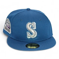 Seattle Mariners Royal Blue "DPM Stock Pack" 30th Anniversary Side Patch Gray UV New Era 59Fifty Fitted Hat