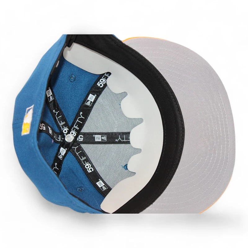 Atlanta Braves Royal Blue and Yellow "DPM Stock Pack" 1996 World Series Side Patch Gray UV New Era 59Fifty Fitted Hat