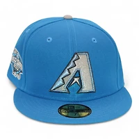 Arizona Diamondbacks Blue "DPM Stock Pack" 2001 World Series Side Patch Gray UV New Era 59Fifty Fitted Hat