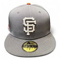 San Francisco Giants Light Gray and Black "Say Hey Kid Collection" 20 at 24 Patch Green UV New Era 59FIFTY Fitted Hat