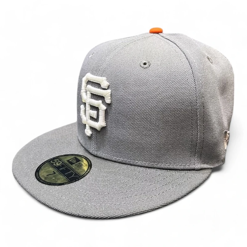 San Francisco Giants Light Gray and Black "Say Hey Kid Collection" 20 at 24 Patch Green UV New Era 59FIFTY Fitted Hat