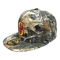Seattle Mariners Realtree 20th Anniversary Patch Vegas Gold UV New Era 59FIFTY Fitted Hat
