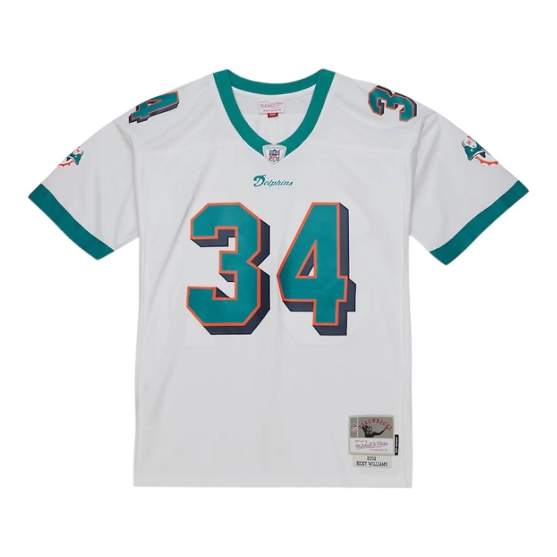 Miami Dolphins Ricky Williams White 2002 Mitchell & Ness Legacy Jersey