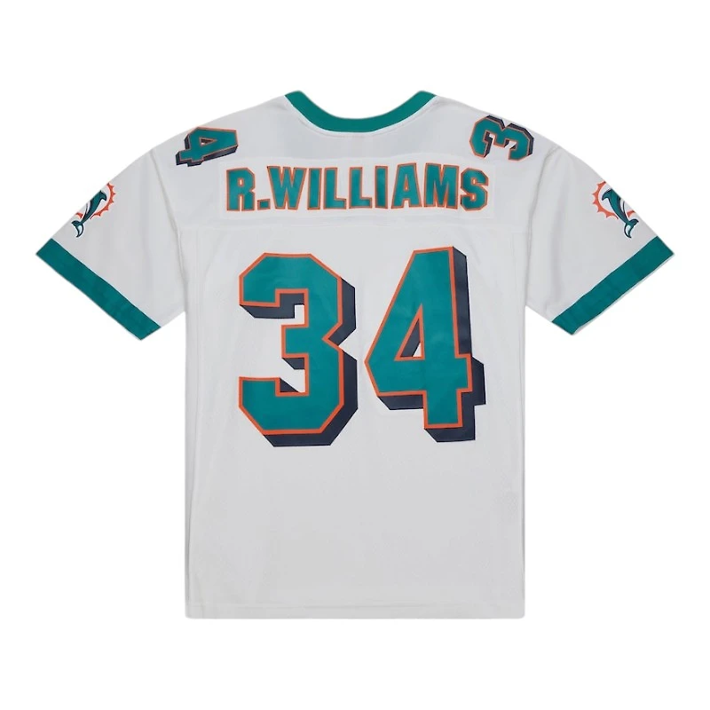 Miami Dolphins Ricky Williams White 2002 Mitchell & Ness Legacy Jersey