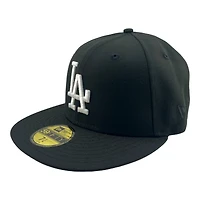 Los Angeles Dodgers Black "Dark Nights LA" 40th Anniversary Patch Pink UV New Era 59FIFTY Fitted Hat