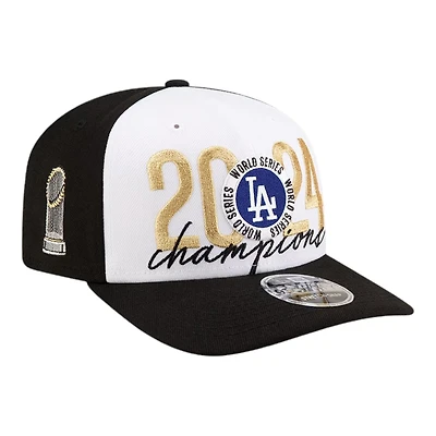 Los Angeles Dodgers 2024 World Series Champions Locker Room New Era 9SEVENTY Stretch-Snap Hat