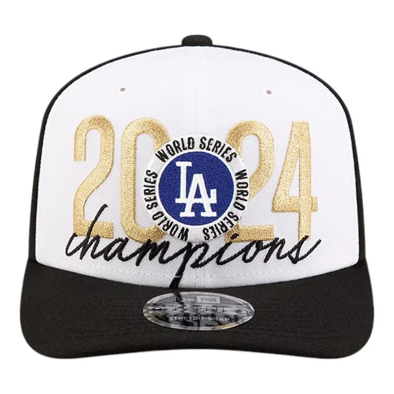 Los Angeles Dodgers 2024 World Series Champions Locker Room New Era 9SEVENTY Stretch-Snap Hat