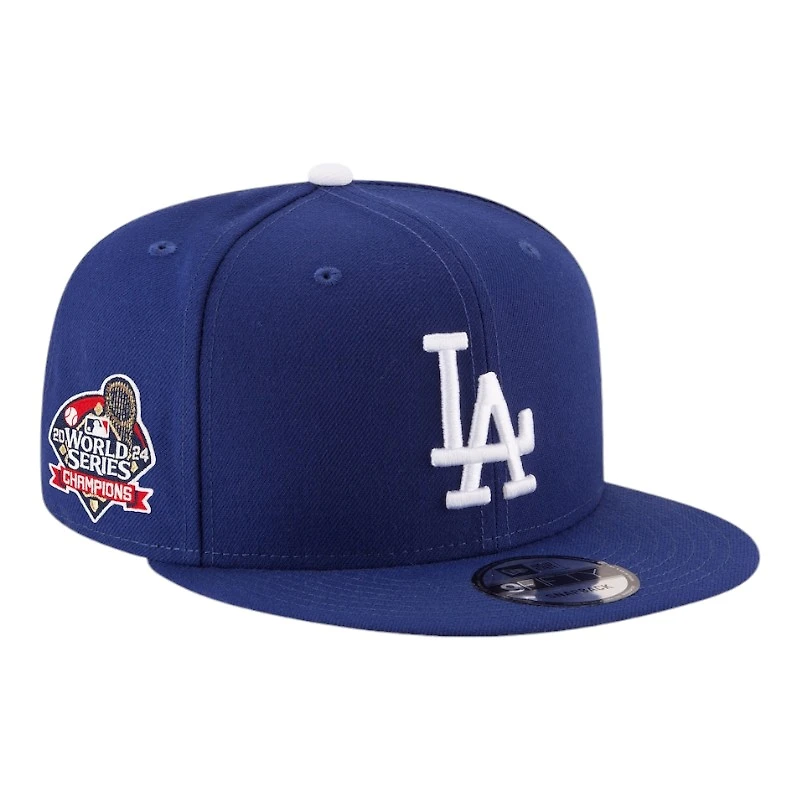 Los Angeles Dodgers Royal Blue 2024 World Series Champions Patch New Era 9FIFTY Snapback Hat