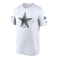 Dallas Cowboys White 2024 Salute To Service Nike Legend Performance T-Shirt