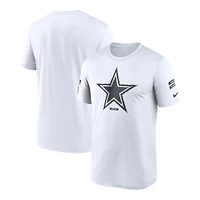 Dallas Cowboys White 2024 Salute To Service Nike Legend Performance T-Shirt