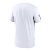Dallas Cowboys White 2024 Salute To Service Nike Legend Performance T-Shirt