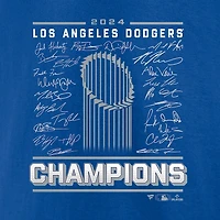 Los Angeles Dodgers Fanatics Royal Blue 2024 World Series Champions Signature Roster T-Shirt