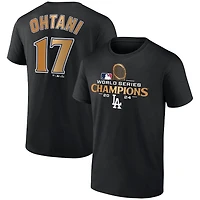 Los Angeles Dodgers Fanatics Black Shohei Ohtani 2024 World Series Champions T-Shirt