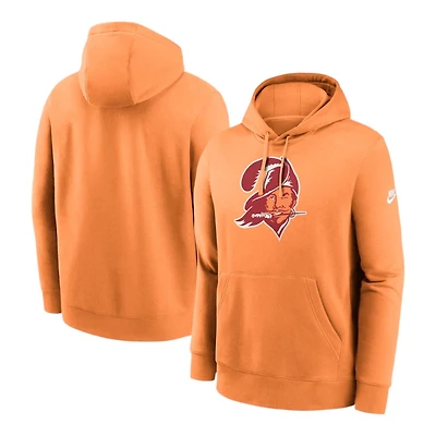 Tampa Bay Buccaneers Orange Nike Rewind Club Logo Pullover Hoodie