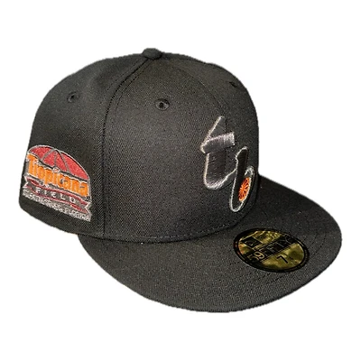 Tampa Bay Rays Black Cooperstown Tropicana Field Patch Gray UV New Era 59FIFTY Fitted Hat