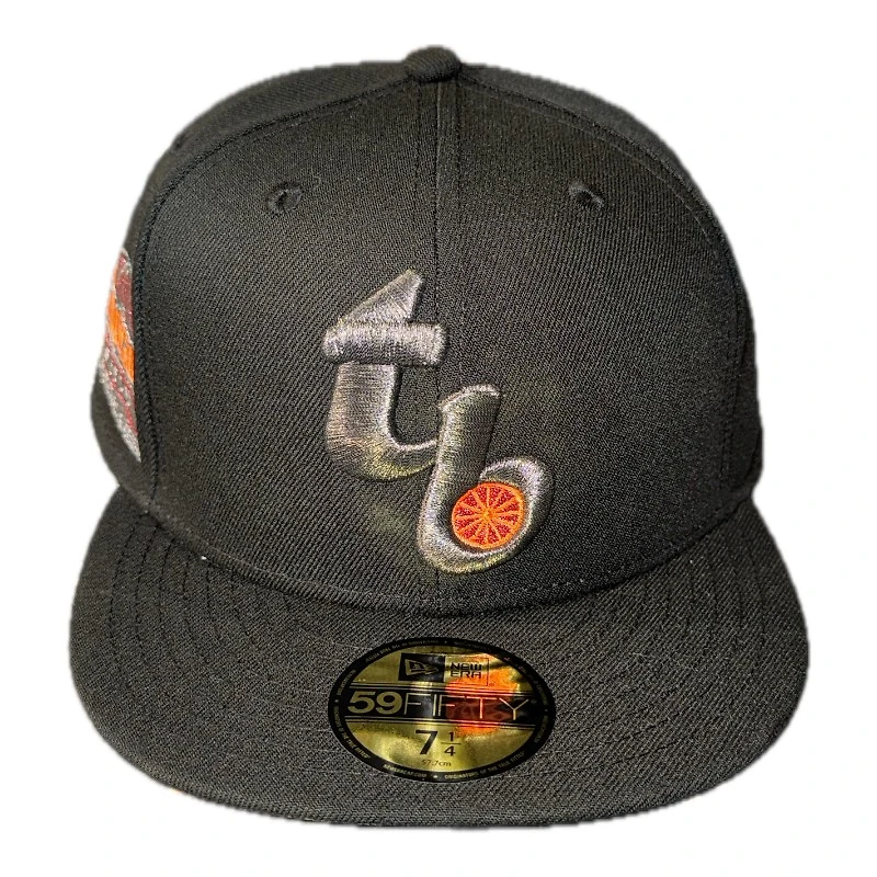 Tampa Bay Rays Black Cooperstown Tropicana Field Patch Gray UV New Era 59FIFTY Fitted Hat
