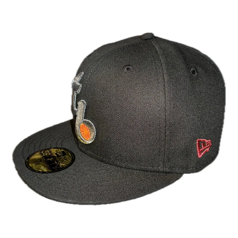 Tampa Bay Rays Black Cooperstown Tropicana Field Patch Gray UV New Era 59FIFTY Fitted Hat