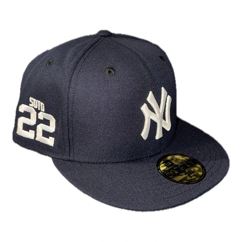 New York Yankees Navy Soto 22 Patch Gray UV Era 59FIFTY Fitted Hat