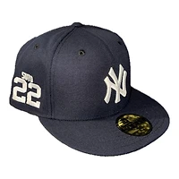 New York Yankees Navy Soto 22 Patch Gray UV Era 59FIFTY Fitted Hat