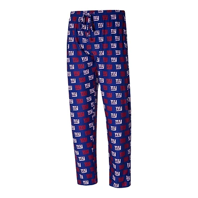 New York Giants Adult Record All Over Print Sleep Pajama Pants