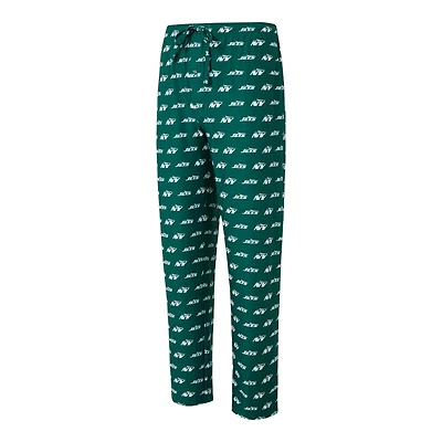 New York Jets Adult Record All Over Print Sleep Pajama Pants