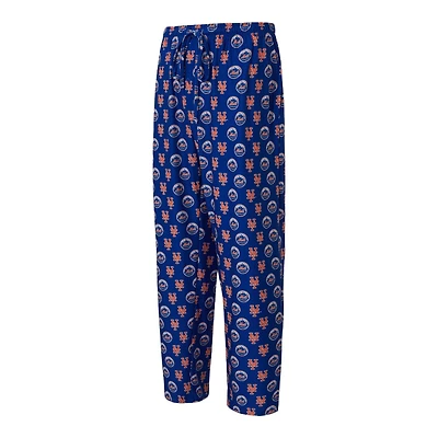 New York Mets Adult Record All Over Print Sleep Pajama Pants